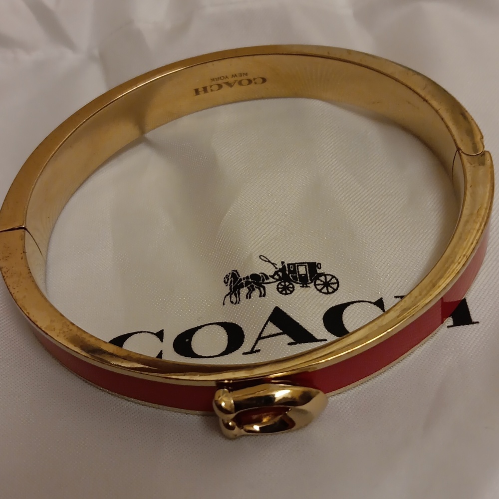 2-for-1 Coach pink & white bracelet - Picture 6 of 8